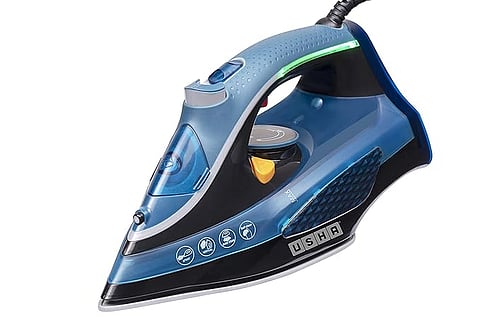 Usha Aqua Glow Smart Steam Iron 2000 W with Innovative LED Indicator On Handle
